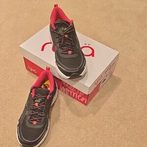 Ryka Black and Pink Athletic Shoes for Women